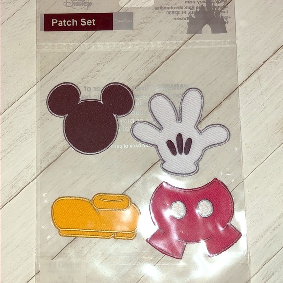 Disney Other - Disney Mickey Mouse Iron on Patches